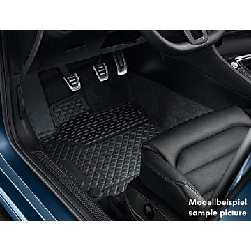 Volkswagen Touran 2003 - 2015 floor mats rear rubber