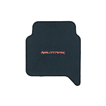 Ford Ranger 11/2011 - .. floor mats, premium velours rear, black Wildtrak