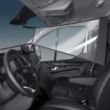 Ford Tourneo Custom (08/2012 - 09/2023) flexible partition wall protection wall, transparent