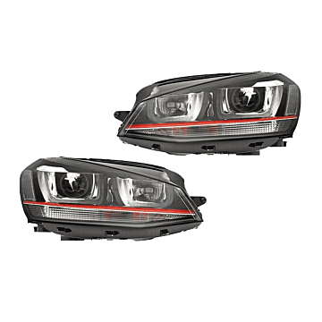 Volkswagen Golf 7 GTI headlights set LED, Bi-Xenon