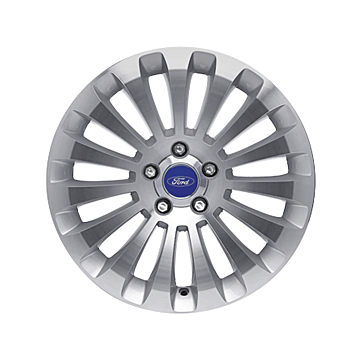 Ford Mondeo (03/2007 - 08/2014) alloy wheel 17" 15-spoke design, polished silver