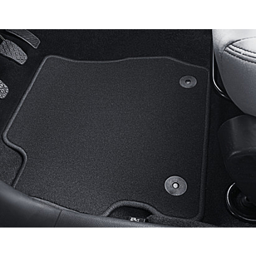 Ford Ka+ floor mats, standard black, front