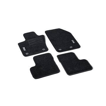 Fiat 500X floor mats in dilours with logo 500