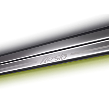 Ford Fiesta 09/2008 - 07/2017 3-drs side sill protectors stainless steel