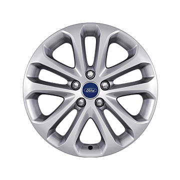 Ford alloy wheel 17" 5x2-spoke design, silver