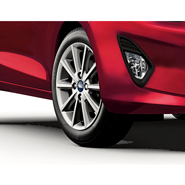 Ford FIESTA - FIESTA VAN ALLOY WHEEL 16" 10-SPOKE DESIGN, SPARKLE SILVER, 2017 - 2021