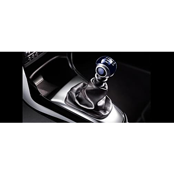 Citroën versnellingspookknop 5-versnellingen Artic wit & Satin chrome