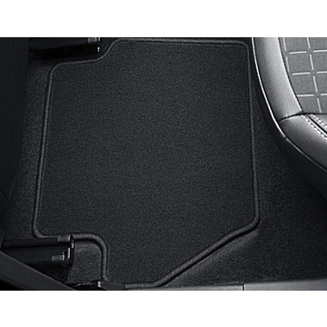 Ford Fiesta (07/2017 - 2023) / Puma (10/2019 - ..) floor mats, standard rear, black
