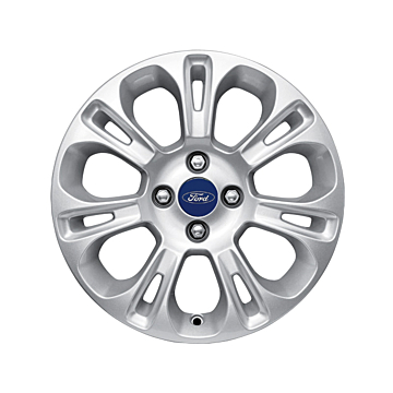 Ford alloy wheel 15" 7x2-spoke design silver