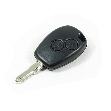 Renault key housing with two buttons (only for models with a pointed key blade)