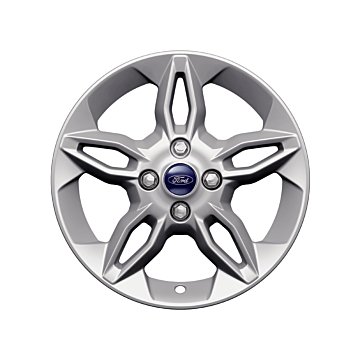 Ford B-MAX 2012 - 2018 alloy wheel 16" 5 x 2-spoke design, silver