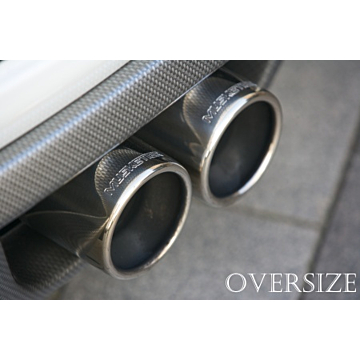 Musketier Citroën DS3 Center-sport exhaust 2xØ101 mm 1,6 VTi120 Oversize