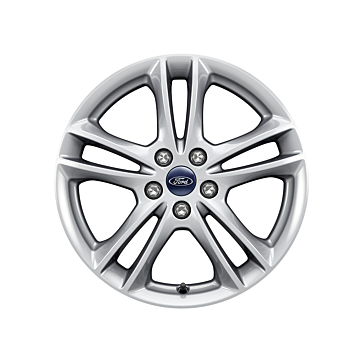 Ford Mondeo (09/2014 - ..) alloy wheel 17" 5x2-spoke design, silver