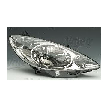 Peugeot 1007 head lights chrome