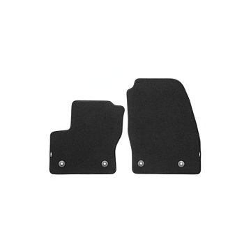 Ford C-MAX (04/2015 - 09/2018) floor mats, premium velour rear, black
