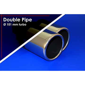 Musketier Citroën C4 Aircross sporteinddemper li/re, 2xØ101 mm T duplex