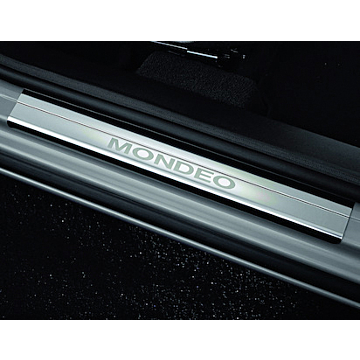 Ford Mondeo 03/2007 - 08/2014 scuff plates front, with Mondeo logo