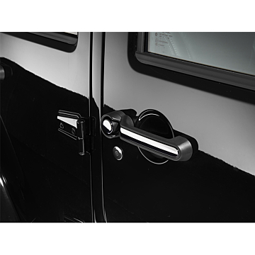 Jeep Wrangler (2007 - 2010) handgrepen verchroomd (3-stuks)