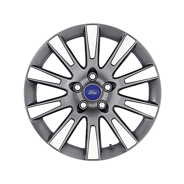 Ford lichtmetalen velg 17" 10-spaaks design, gepolijst antraciet