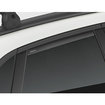 Ford Edge (01/2016 - ..) wind deflectors, rear door side window, black