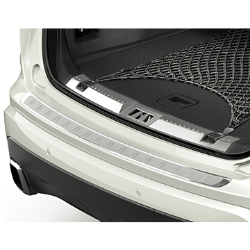 Ford Edge (01/2016 - ..) bumper protector plate, preformed, polished and brushed stainless steel