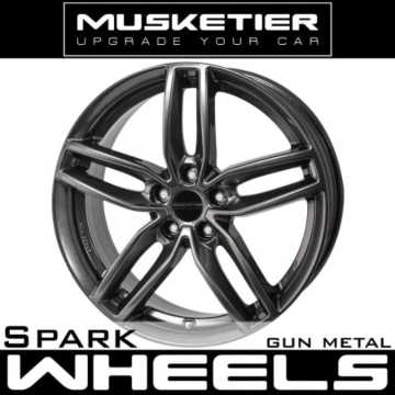 Musketier Peugeot 407 alloy wheel Spark 8x18 gun metal