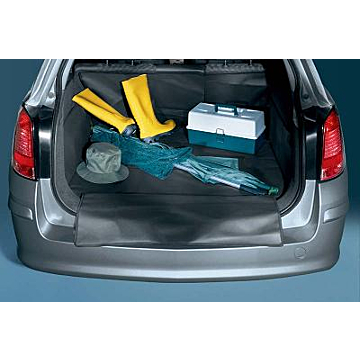 Opel Astra H station flexible floor mats for luggage compartment