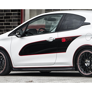 Musketier Peugeot 208 (2012 - 2019) side skirts black