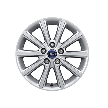 Ford alloy wheel 16" 10-spoke design, silver