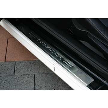 Musketier Peugeot 207 scuff plates stainless steel 2-pieces
