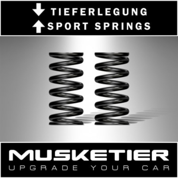 Musketier Peugeot 206 lowering springs ca. 45-50 mm