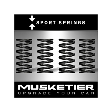 Musketier Citroën DS3 lowering springs 25 mm