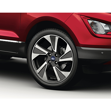 Ford EcoSport (10/2013 - 2023) alloy wheel 18" 5-spoke design, FLASH GREY/Machined