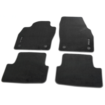 Volkswagen Polo (2018 - 2024) floor mats Premium velour