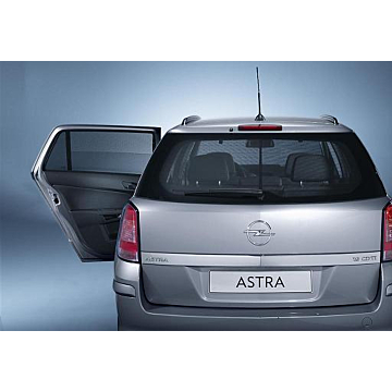 Opel Astra H station sun shades rear window