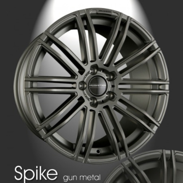 Musketier Peugeot 407 alloy wheel Spike 8x18 gun metal