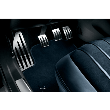 Lancia Delta 2008 - 2015 sport pedals and foot rest in aluminium