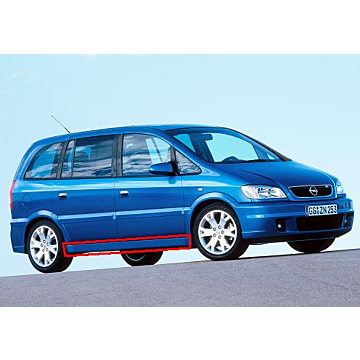 Opel Zafira A OPC side skirt right