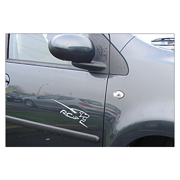 Peugeot RCup sticker kit light grey