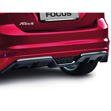 Ford Focus (01/2011 - 03/2018) wagon ST-line rear bumper diffuser with high-gloss black integrated diffuser
