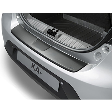 Ford Ka+ rear bumper protector strip shaped, matte black