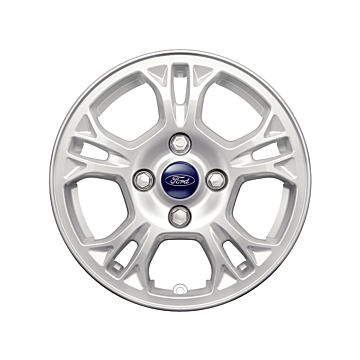 Ford alloy wheel 14" 5 x 2-spoke design, sparkle silver