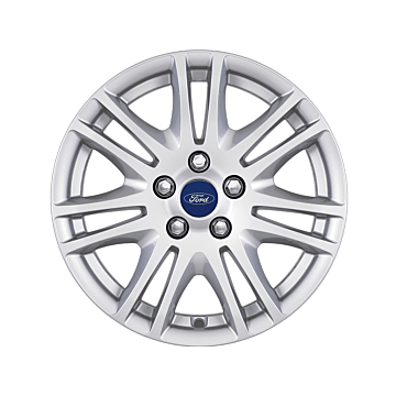 Ford alloy wheel 16" 7 x 2-spoke design, silver