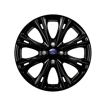 Ford Fiesta (09/2008 - 06/2017) alloy wheel 17" 8-spoke design, black