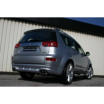 Musketier Peugeot 4007 rear bumper for left/right exhaust for with towbar