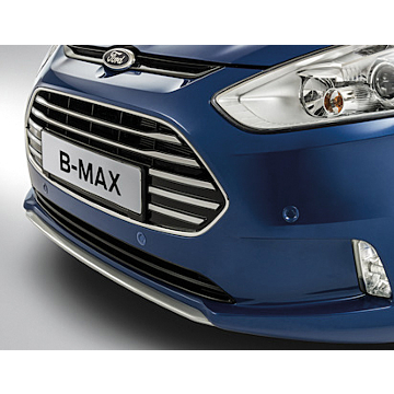 Ford B-MAX (2012 - 2018) skid plate front bumper silver