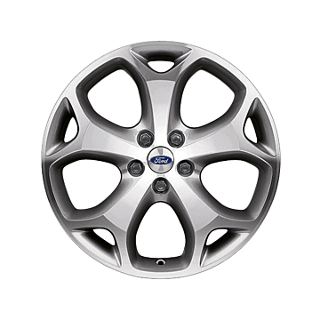 Ford Galaxy / S-MAX (04/2006 - 04/2015) alloy wheel 18" 5-spoke Y-design, polished anthracite