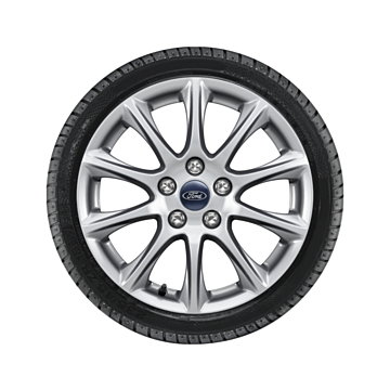 Ford Mondeo (09/2014 - ..) alloy wheel with winter tire 16", 10-spoke design, silver