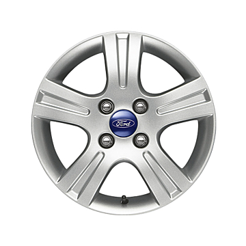 Ford Fusion 2002 - 2012 alloy wheel 15" 5-spoke design, silver