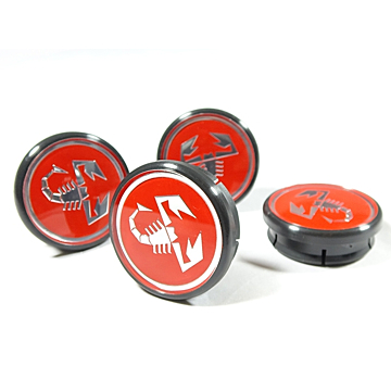 Abarth hub caps